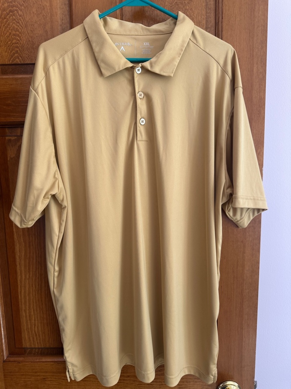 Antigua Men's Polo Shirt in Camel